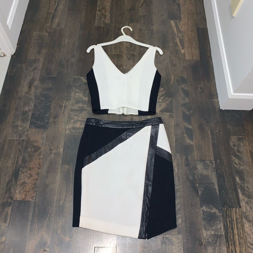 skirts + crop top